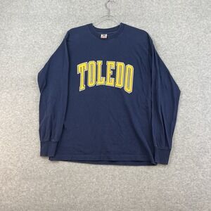 Vintage‎ 90s University Toledo Single Stitch Ohio Long Sleeve Fruit Of The Loom